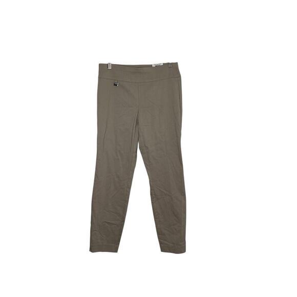Alfani Summer Straw Tan Tummy-Control Pull-on Skinny Pants‎ Size 4S NWT - Picture 1 of 5